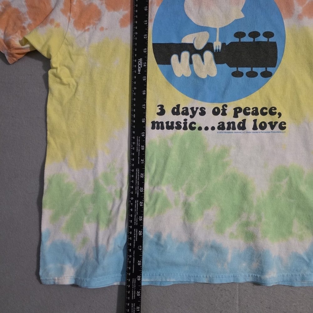 Liquid Blue Mens 3 Days Of Peace Woodstock Tie Dye Shirt Size XXL - Picture 4 of 11